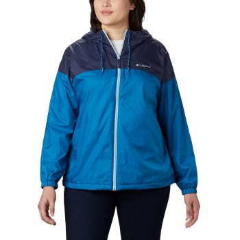 Dámské Bundy Columbia Flash Forward Lined Windbreaker Plus Size Tmavě Blankyt LPQUEV478